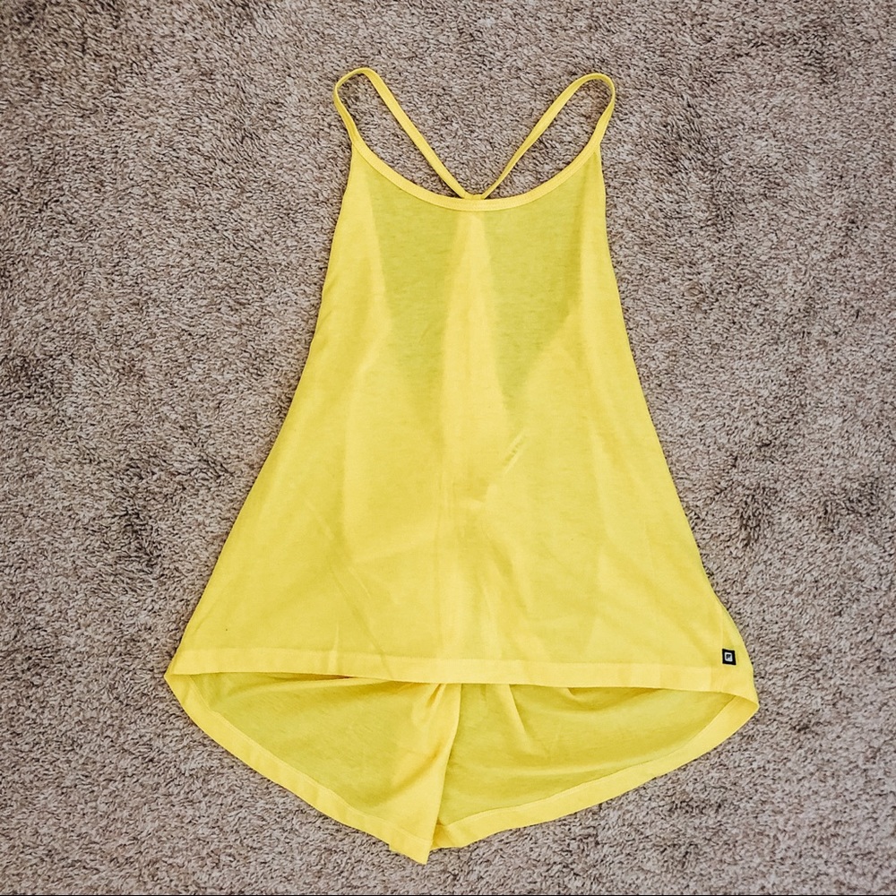 BOLD Yellow Flowy Tank! FABLETICS